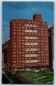 1960 Kansas City Missouri MO Postcard Hotel Muehlebach Towers Barney Allis Plaza