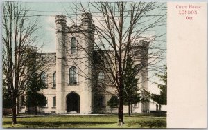 Court House London Ontario ON Unused Postcard H63