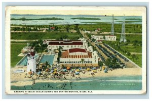 c. 1920 Windmill Pavilion Miami Beach Postcard P14 