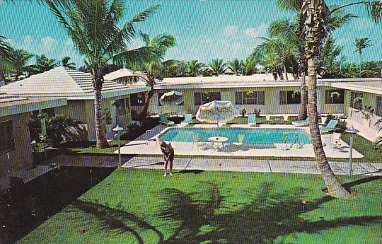 Atrium II Motel Pool Pompano Beach Florida