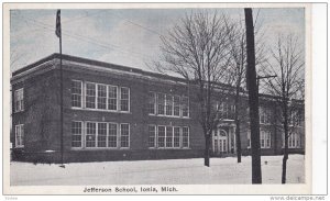 IONIA, Michigan, 1900-1910's; Jefferson School