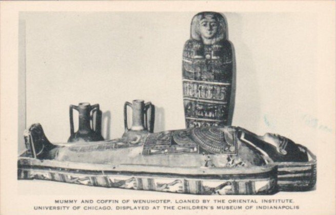 Mummy & Coffin Of Wenuhotep Children's Museum Indianapolis Indiana