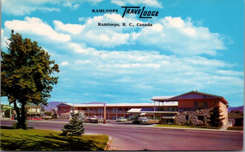 Travelodge Kamloops BC British Columbia Unused Vintage Postcard D41