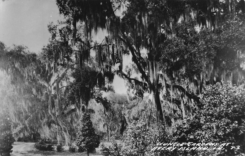 J72/ Avery Island Louisiana RPPC Postcard c1940s Jungle Gardens  100