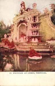 Portugal Fountain At Leiria