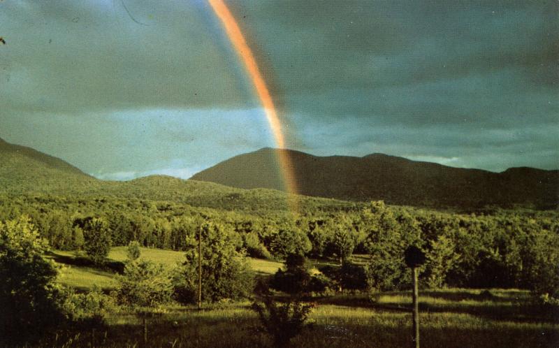 VT - Mount Mansfield. Rainbow