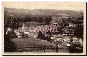 Old Postcard St Geoire en Valdaine Vue Generale