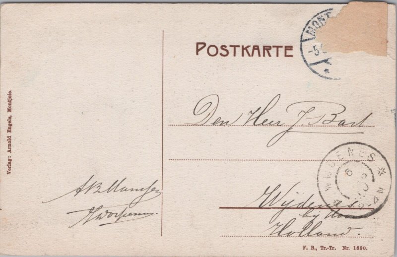 Germany Monschau Gruss aus Montjoie Am, Kappellichen Vintage Postcard C114