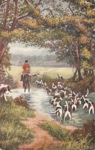 \Fox and stag hunting\ Tuck Oilette PC # 8778