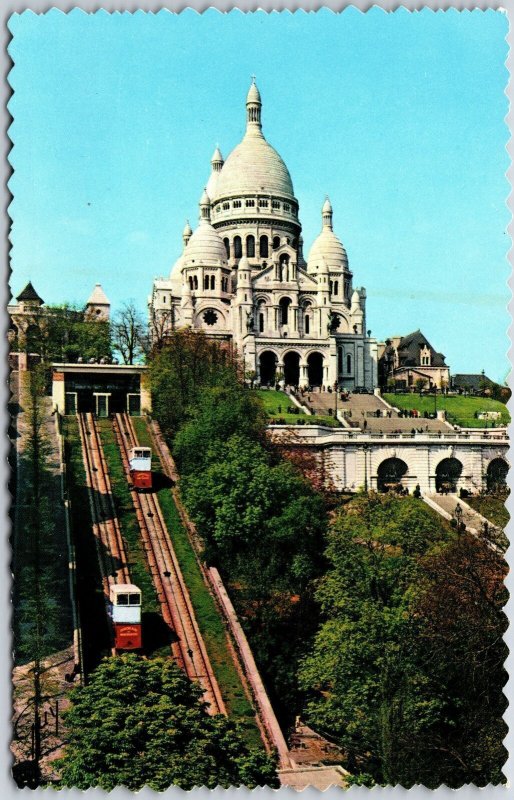 Paris Et Sws Mervielles Basilique Du Sacre Couer De Montmartre France Postcard