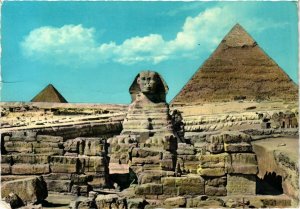 CPM EGYPTE Giza-The Great Sphinx of Giza and Khefren pyramid (343730)