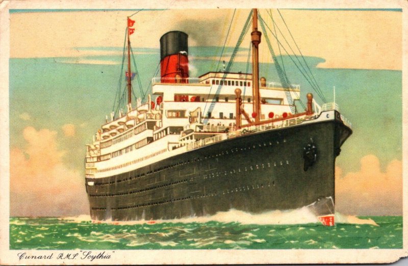 Cunard R M S Scythia 1953