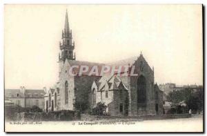 Le Conquet Old Postcard the & # 39eglise