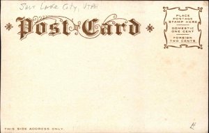 Salt Lake City Utah UT The Royal Caf� Bakery c1905 Postcard UDB