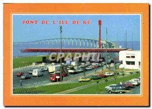 Postcard Modern re Island Bridge Mrs. Ch Ile de Re is henceforth reliee the C...