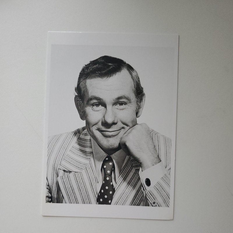 Johnny Carson 1970 Photo by Philippe Halsman Postcard