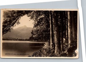 RPPC Chocura Mountain and Lake, White Mts NH Vintage Postcard V65