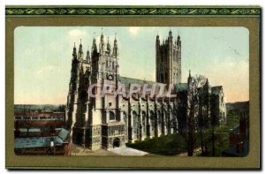 Old Postcard Canterbury Cathedral