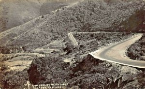 CUMBRES DE ACULTZINGO CORDOBA VERACRUZ MEXICO~DANGEROUS~1948 REAL PHOTO POSTCARD