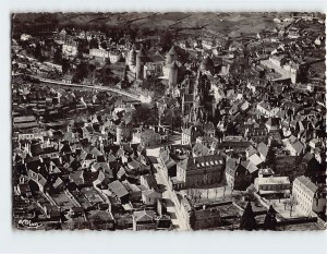 Postcard Aerial View of Semur-en-Auxois France