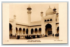 Vintage 1924 RPPC Postcard The Indian Courtyard The British Empire Exhibition