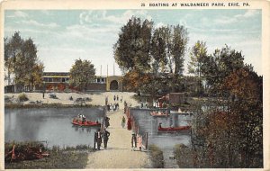 Boating at Waldameer Park Erie, Pennsylvania PA  