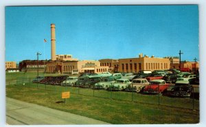 PORT NECHES, TX Texas ~ B F GOODRICH RUBBER PLANT c1950s Cars  Postcard