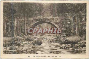 Old Postcard Gerardmer Pont des Fees