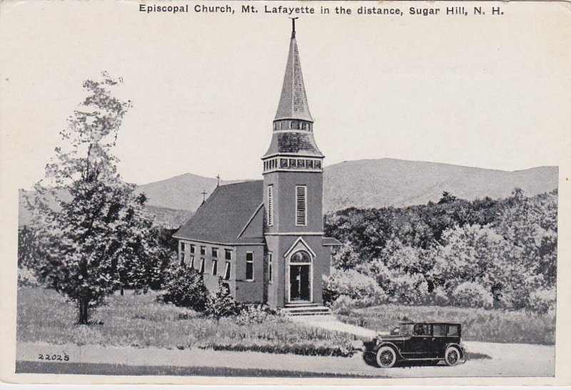 New Hampshire Sugar Hill Episcopal Church Mt Lafayette In The Distance
