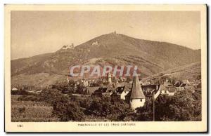 Old Postcard Ribeauville And The Three Castles