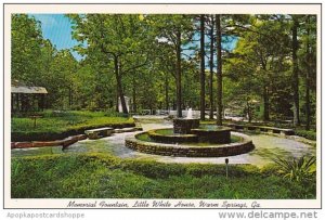 Georgia Warm Springs Memorial Fountain Little White House