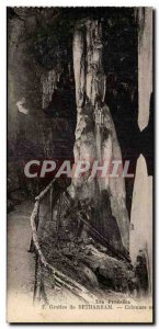 Caves Betharram Old Postcard training Columns