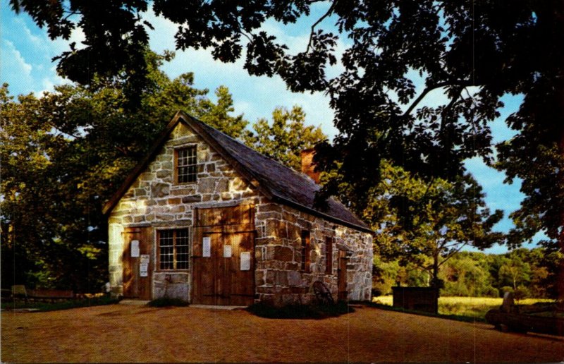 Massachusetts Old Sturbridge Village The Moses Wilder Blacksmith Shop Built C...