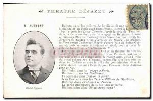 Postcard Old Theater Dejazet H Clement