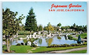 SAN JOSE, California CA ~  Kelly Park JAPANESE TEA GARDEN c1960s Postcard