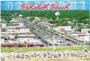 Rehoboth Beach Delaware Shopping Districe and Beach 4 by 6