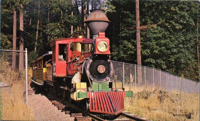 Miniature Steam Railroad - Portland Zoological Gardens, Oregon