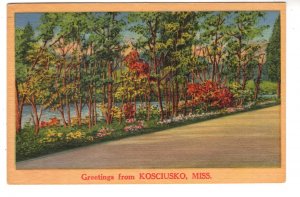 Greetings from Kosciusko, Mississippi