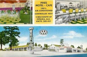 AL, Opelika, Alabama, Pines Motel, Cafe, Oac Spec No. 14194F