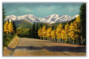 Postcard CO Colorado Autumn In The Rockies