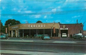 Postcard 1961 Connecticut Hamden auto dealer advertising Ekblade CT24-2983