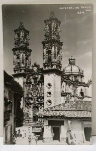 Mexico Cathedral de Taxco Church Photo 1948 Postcard F5