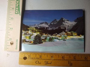 Postcard - Mondscheinnacht - Inner-Arosa, Switzerland