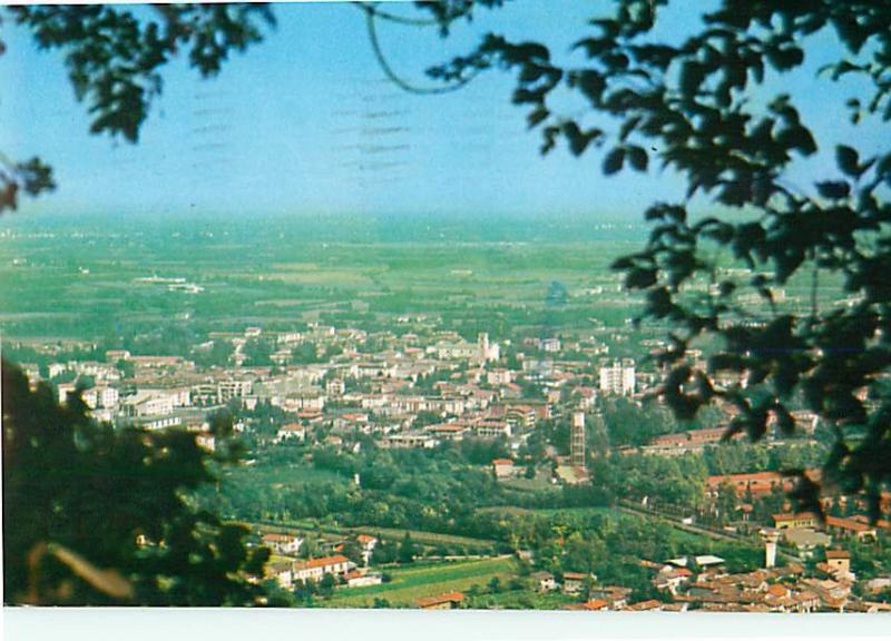 Aviano Italy Aerial View Panorama  Sacile Mountain View  Postcard  # 8181