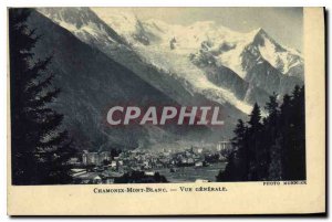 Old Postcard Chamonix General view