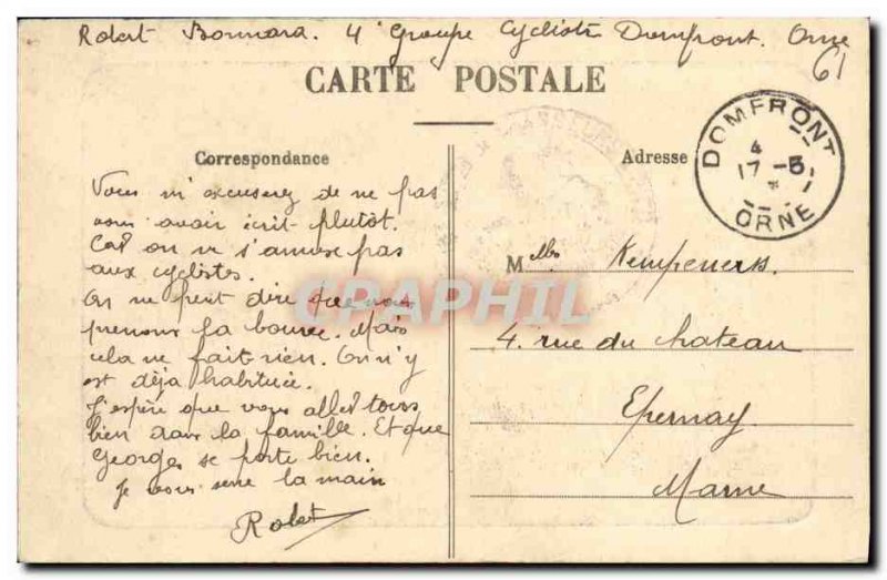 Old Postcard Domfront Tours From Godras