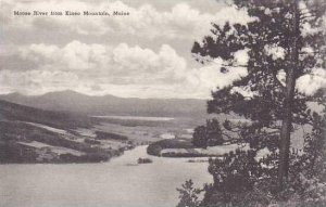 Maine Kineo Mountain From Moose River Albertype