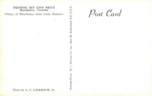 Manchester Vermont Equinox Sky Line Drive Antique Postcard K65008