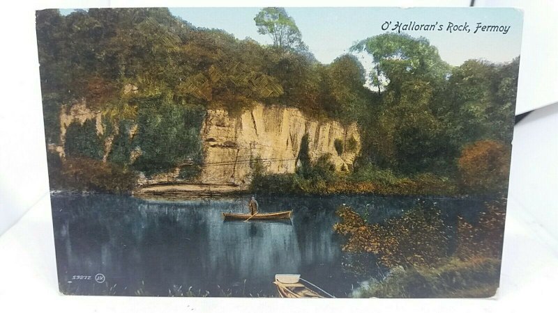 Vintage Postcard O  Hallorans Rock Fermoy Ireland