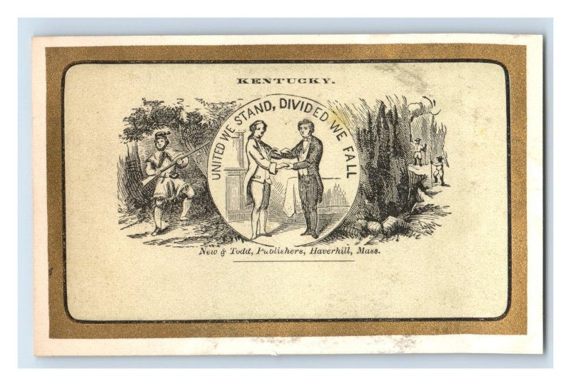 1880s New & Todd Kentucky State Seal P112